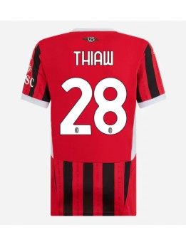 AC Milan Malick Thiaw #28 Replika Hemmakläder Dam 2024-25 Kortärmad